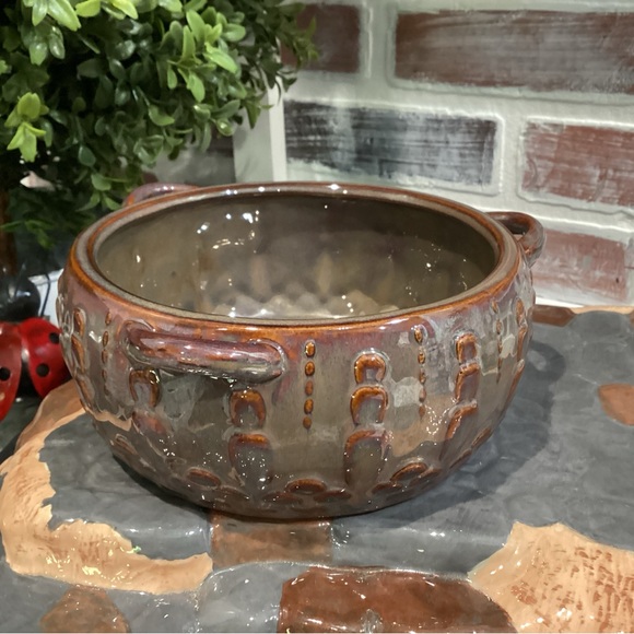 Beautiful, Large & Like New Ceramic Crafted Candle Holder - Planter - Very Nice - Picture 3 of 12